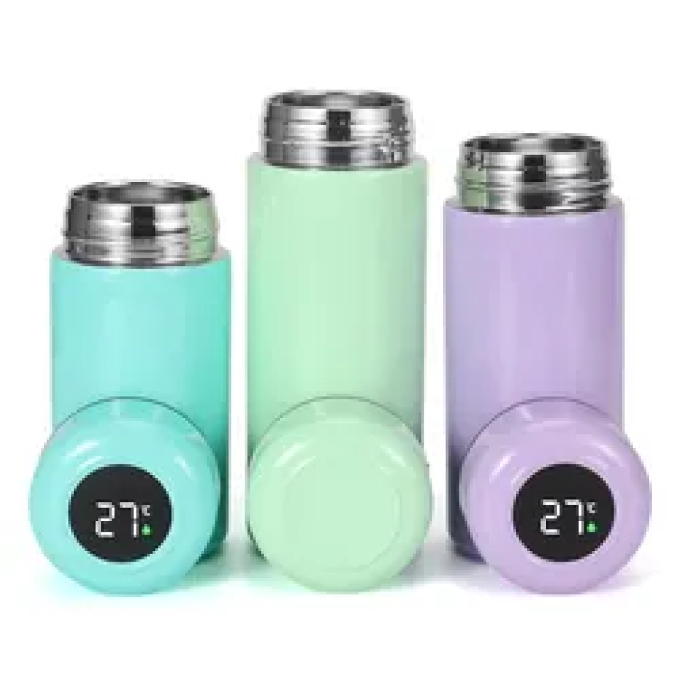 Smart Bottle With Led Temperature Display 